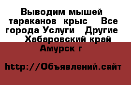 Выводим мышей ,тараканов, крыс. - Все города Услуги » Другие   . Хабаровский край,Амурск г.